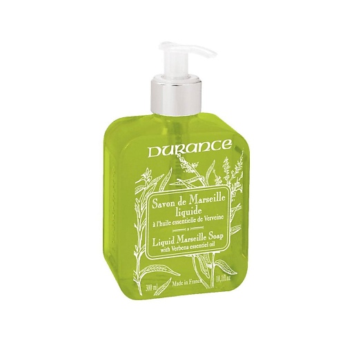 DURANCE Жидкое мыло с экстрактом Вербены Liquid Marseille Soap with Verbena essential oil 300