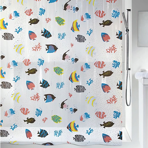 фото Spirella штора для ванной fish