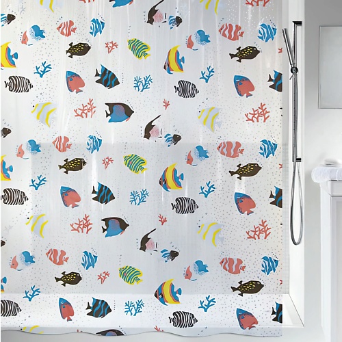 

SPIRELLA Штора для ванной Fish, Штора для ванной Fish