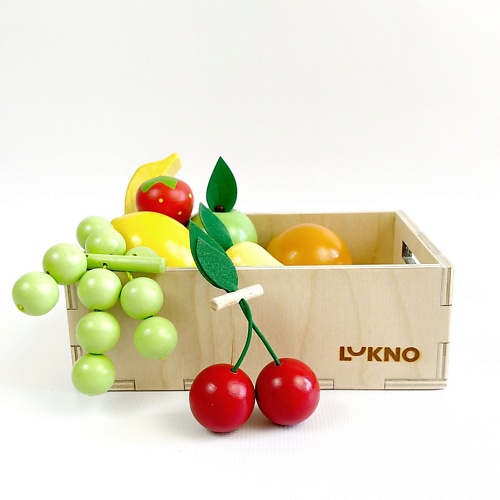 Разное LUKNO Набор игрушечных фруктов в ящике серия Iskusno