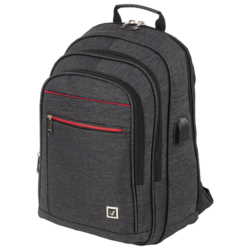 BRAUBERG Рюкзак с отделением для ноутбука USB-порт, Progress brauberg рюкзак с отделением для ноутбука usb порт detroit