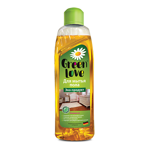 GREEN LOVE Средство для мытья полов 1000 pro brite средство для мытья полов с антистатическим эффектом antistatic cleaner 1000