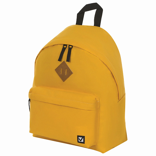 BRAUBERG Рюкзак сити-формат, один тон, 20 л рюкзак brauberg универсальный сити формат один тон желтый 20 литров 41х32х14 см 225378