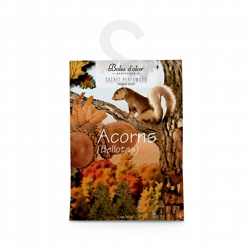BOLES D'OLOR Саше Осенние желуди Acorns (Ambients) boles d olor ароматизатор в авто осенние желуди acorns 8