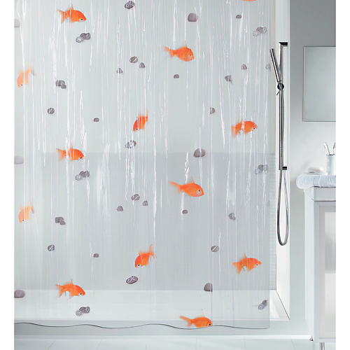 фото Spirella штора для ванной goldfish