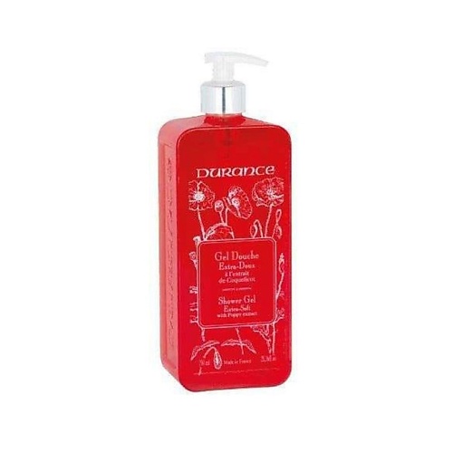 Средства для ванной и душа DURANCE Гель для душа с экстрактом Мака Shower Gel with Poppy extract 750