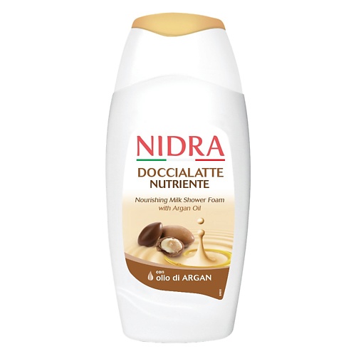NIDRA Пена-молочко для душа с аргановым маслом питательная 300