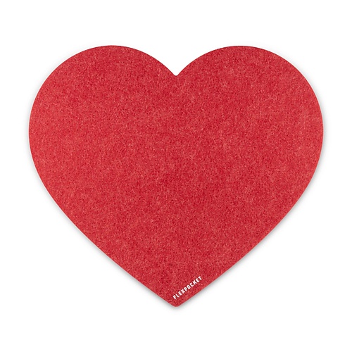 FLEXPOCKET Коврик из фетра для компьютерной мыши в форме сердца оки чпоки анальная пробка с красным кристаллом в форме сердца
