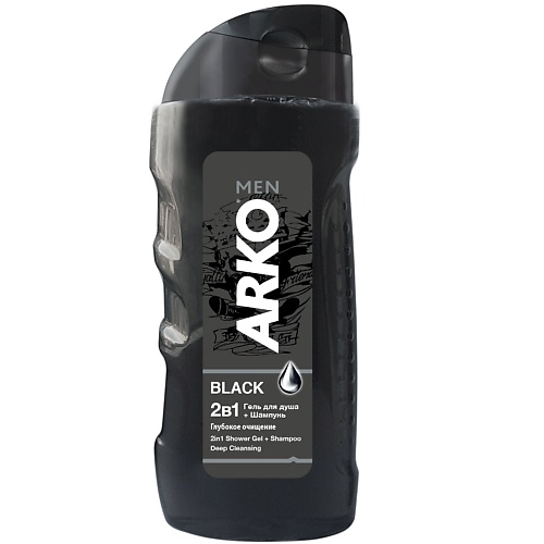 ARKO Гель для душа и шампунь для волос 2в1 Black 265