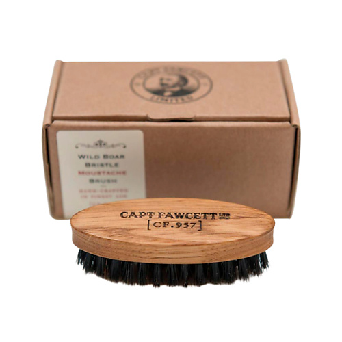 CAPTAIN FAWCETT Щетка для усов воск для укладки бороды и усов barber line стайлинг blue 50 мл