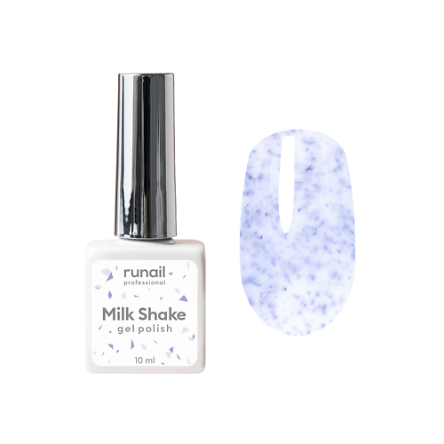 Гель-лак для ногтей RUNAIL PROFESSIONAL Гель-лак с поталью Milk Shake лак runail professional цветной жидкий уф гель
