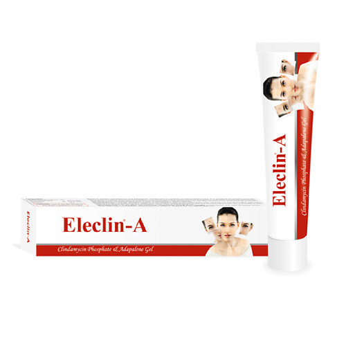 Гель для лица ELEGANT COSMED Гель анти-акне с клиндамицином 1% и адапаленом 0,1% Eleclin-A