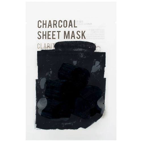 Маска для лица EUNYUL Тканевая маска с древесным углем маска для лица тканевая с древесным углем набор 5 шт 25г asiakiss