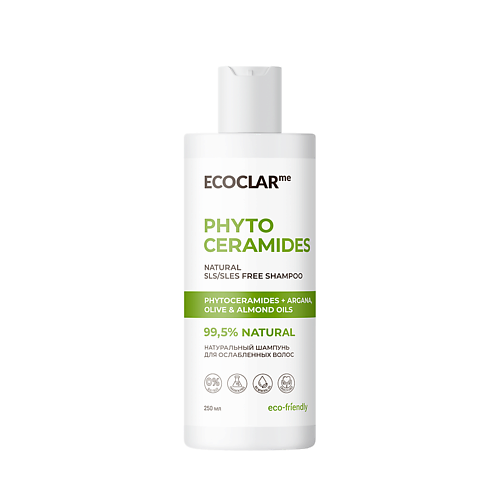 ECOCLARME Натуральный шампунь  бессульфатный  для ослабленных волос 250 ecoclarme натуральный шампунь бессульфатный для ослабленных волос 250