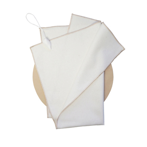фото Silk manufacture шёлковая салфетка для умывания лица из дикого буретного шёлка