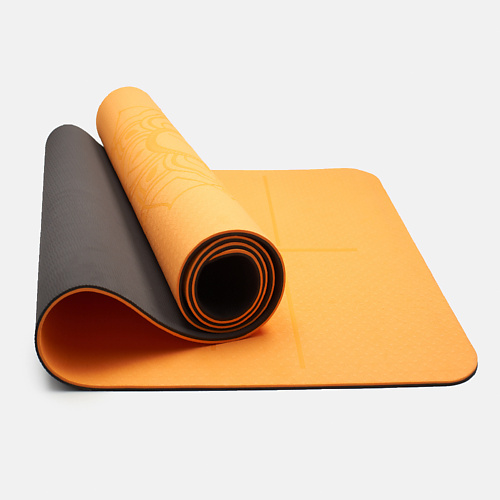 L-V-P Коврик для йоги и фитнеса двухслойный bradex коврик для йоги и фитнеса двухслойный