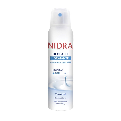 NIDRA Дезодорант аэрозоль увлажняющий с молочными протеинами 150 siberina интимный дезодорант кокос увлажняющий 50