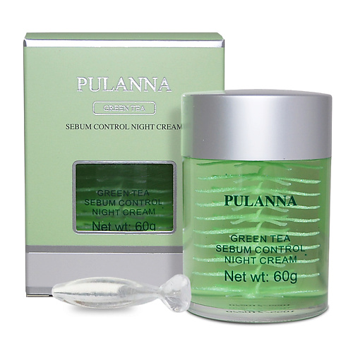 фото Pulanna ночной крем себум-контроль с зеленым чаем - sebum control night cream