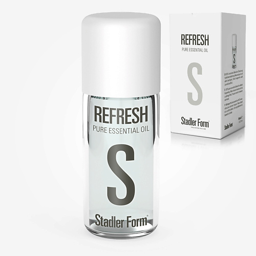 Арома-масло для дома STADLER FORM Косметическое эфирное масло Refresh для увлажнителя воздуха и бани, для лица и тела аксессуар для моек воздуха stadler form a 120
