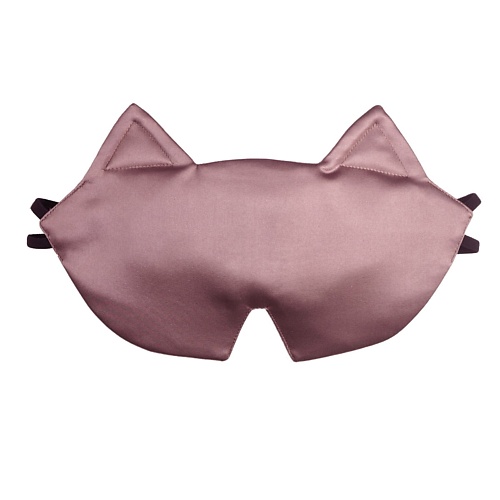 Товары для сна SILK MANUFACTURE Шёлковая маска для сна из 3-х видов натурального шёлка ORCHID CAT