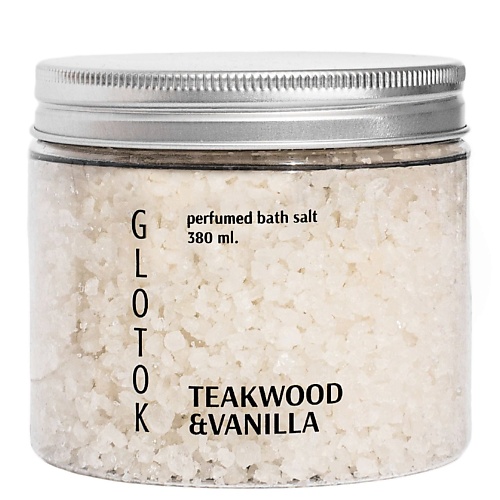 GLOTOK Соль для ванн TEAKWOOD&VANILLA