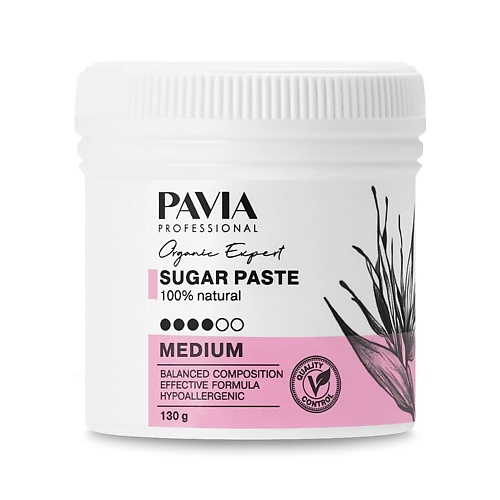 PAVIA Сахарная паста для депиляции Medium - Средняя 130 паста для шугаринга средняя sugar paste medium