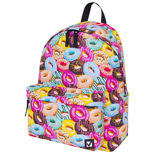 BRAUBERG Рюкзак сити-формат Donuts brauberg рюкзак сити формат фламинго