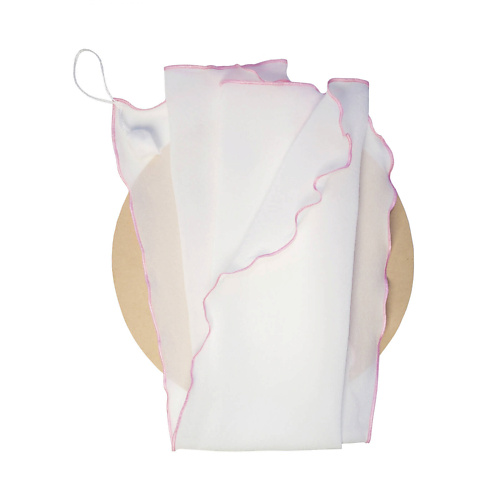 SILK MANUFACTURE Шелковая салфетка для умывания лица из крепового шёлка 1 шелковая лента для зубов silk tooth ribbon