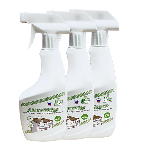 ABCLEAN Чистящее средство антижир для плит 1500 чистящее средство для плит bagi classic шуманит от жировых загрязнений 3 л