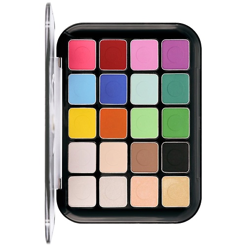 STARWAY Палетка теней на 20 цветов - 20 Colors Eyeshadow Palette «STARRY EYES»