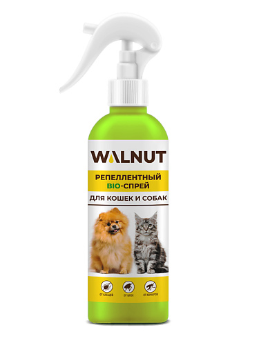 WALNUT Спрей от блох и клещей для собак и кошек walnut спрей для животных дезодорирующий без ароматизаторов 200