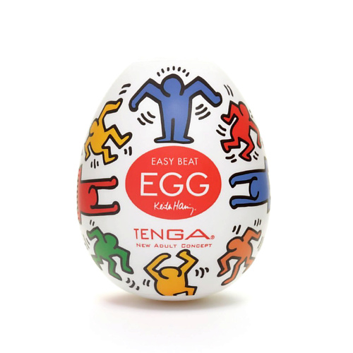 TENGA & Keith Haring Egg Мастурбатор яйцо Dance tenga мастурбатор air flow cup