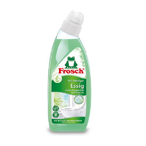 FROSCH Очиститель унитазов Уксус 750 frosch очиститель для ванны и душа зеленый виноград 500