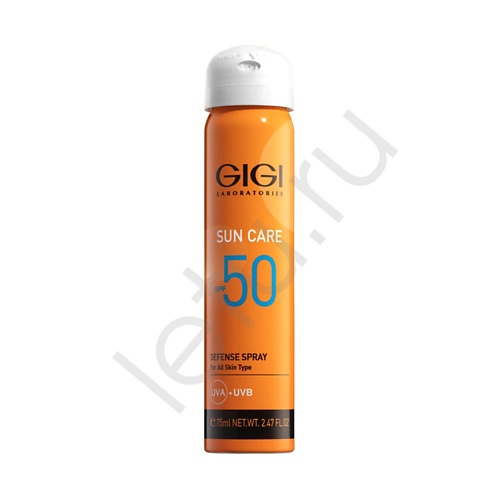 Солнцезащитный спрей для лица GIGI Спрей солнцезащитный для всех типов кожи с SPF 50 Sun Care gigi крем солнцезащитный sun care 75 мл