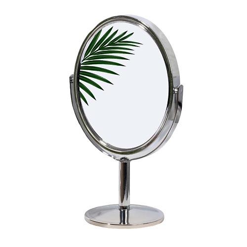 QUEEN FAIR Зеркало на ножке, двустороннее, с увеличением, зеркальная поверхность 9 × 10,5 см queen fair зеркало на ножке двустороннее с увеличением d зеркальной поверхности 12 3 см