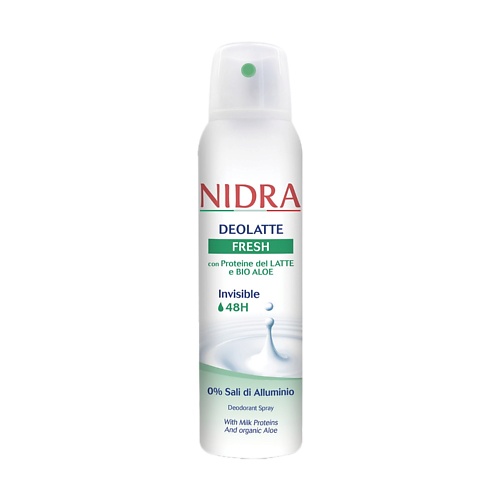 Дезодорант-спрей NIDRA Дезодорант аэрозоль освежающий с молочными протеинами дезодорант nidra освежающий аэрозоль 150мл