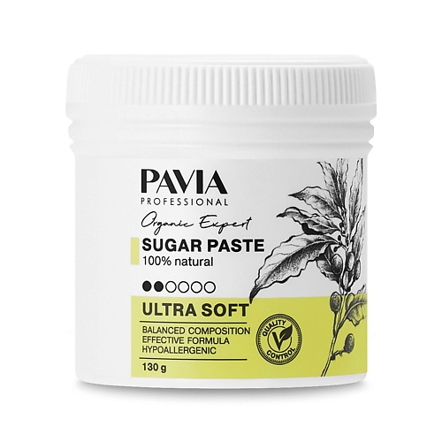 Средства для бритья и депиляции PAVIA Сахарная паста для депиляции  Ultra soft - Ультрамягкая 130