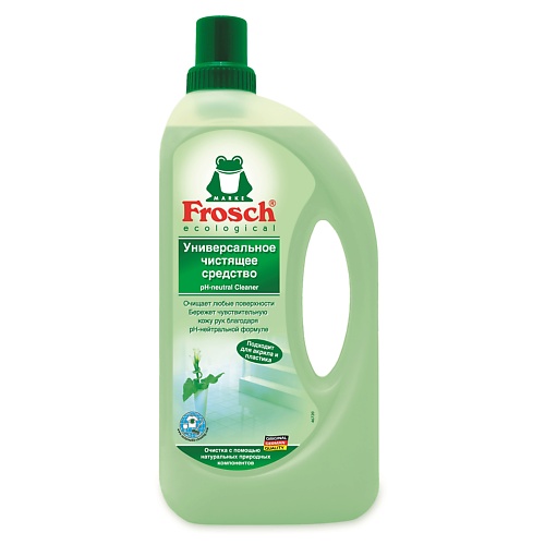 Универсальное чистящее средство FROSCH Универсальное чистящее средство средства для уборки frosch чистящее молочко лимон