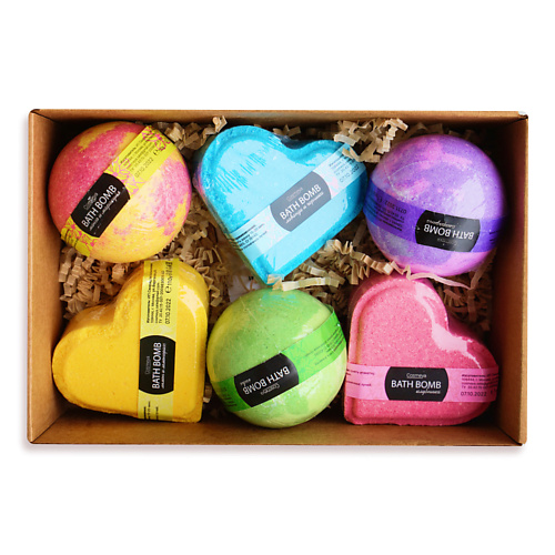 фото Cosmeya подарочный набор бомбочек для ванн бурлящие шары