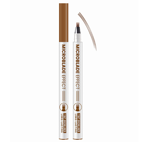 BELOR DESIGN Маркер для бровей Microblade Effect Tint Browliner belor design карандаш для бровей ультратонкий browista