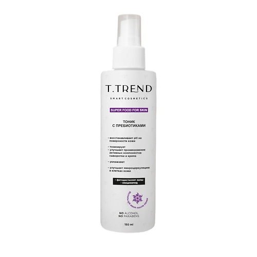 T.TREND Тоник для лица с пребиотиками и ниацинамидом 150 profka тоник для лица anti acne toner с пребиотиками и биофлавоноидами
