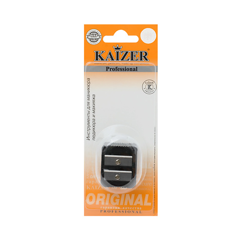 KAIZER Точилка двухсторонняя, прямоугольная точилка для карандашей kaizer двухсторонняя квадратная в ассортименте