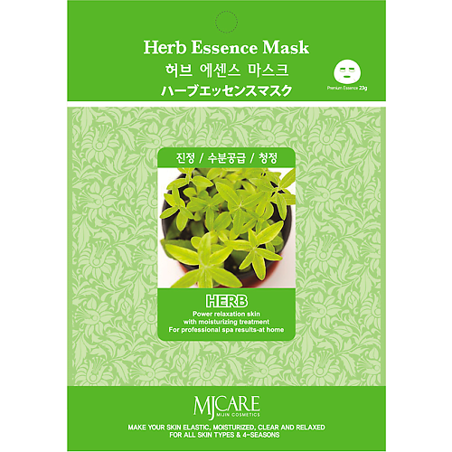 Маска для лица MIJIN MJCARE Тканевая маска  для лица с травяным комплектом уход за лицом mijin mjcare тканевая маска для лица с лошадиным жиром