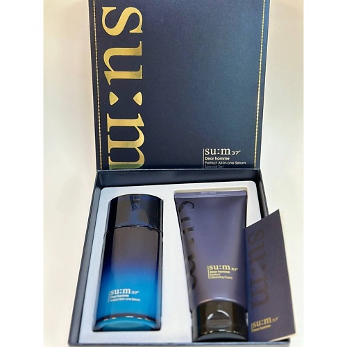 SU:M37 Мужской набор для лица SUM37 DEAR HOMME PERFECT ALL-IN-ONE SERUM SPECIAL SET royal barber набор 15 daily special