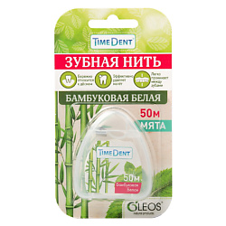 Зубная нить бамбуковая белая