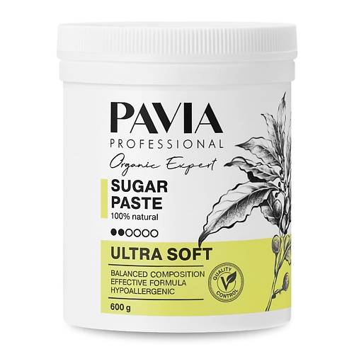 Паста для депиляции PAVIA Сахарная паста для депиляции  Ultra soft - Ультрамягкая monochrome сахарная паста для депиляции ультрамягкая 800 гр