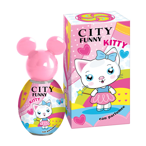 Душистая вода CITY PARFUM Душистая вода для девочек City Funny Kitty kitty city kitty city катапульта для метания мячей с теннисным мячиком 180 г