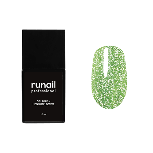 Гель-лак для ногтей RUNAIL PROFESSIONAL Гель-лак для ногтей неоновый светоотражающий runail гель лак milk shake 8543