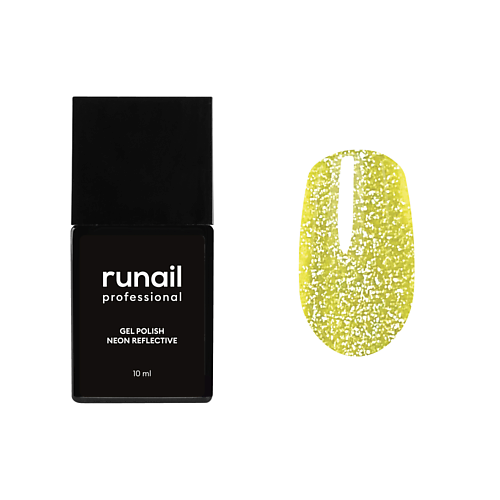 RUNAIL PROFESSIONAL Гель-лак для ногтей неоновый светоотражающий runail уф гель камуфлирующий чайная роза 30 г
