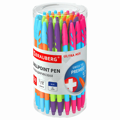 BRAUBERG Набор шариковых ручек Ultra Mix 50 brauberg набор перманентных маркеров ultra marker